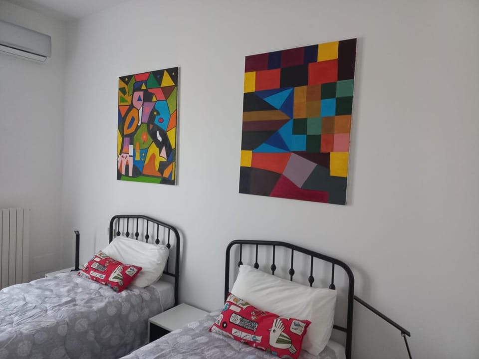 Bed, Decorative detail, Bedroom, air conditioner