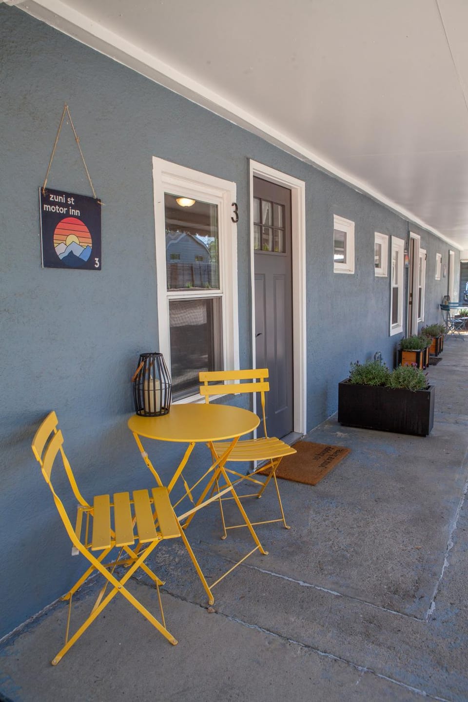 Property building, Patio