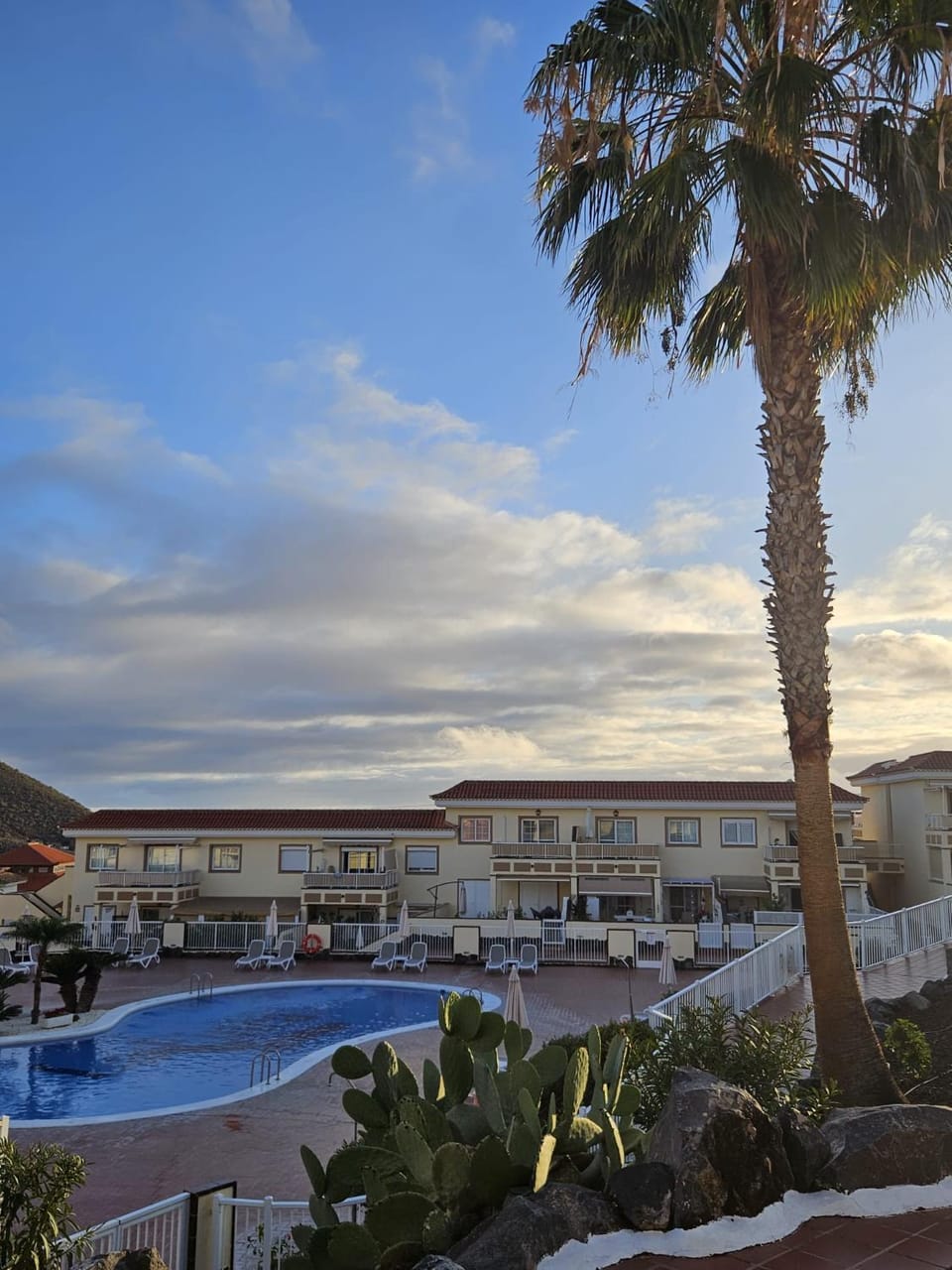 Property building, Pool view