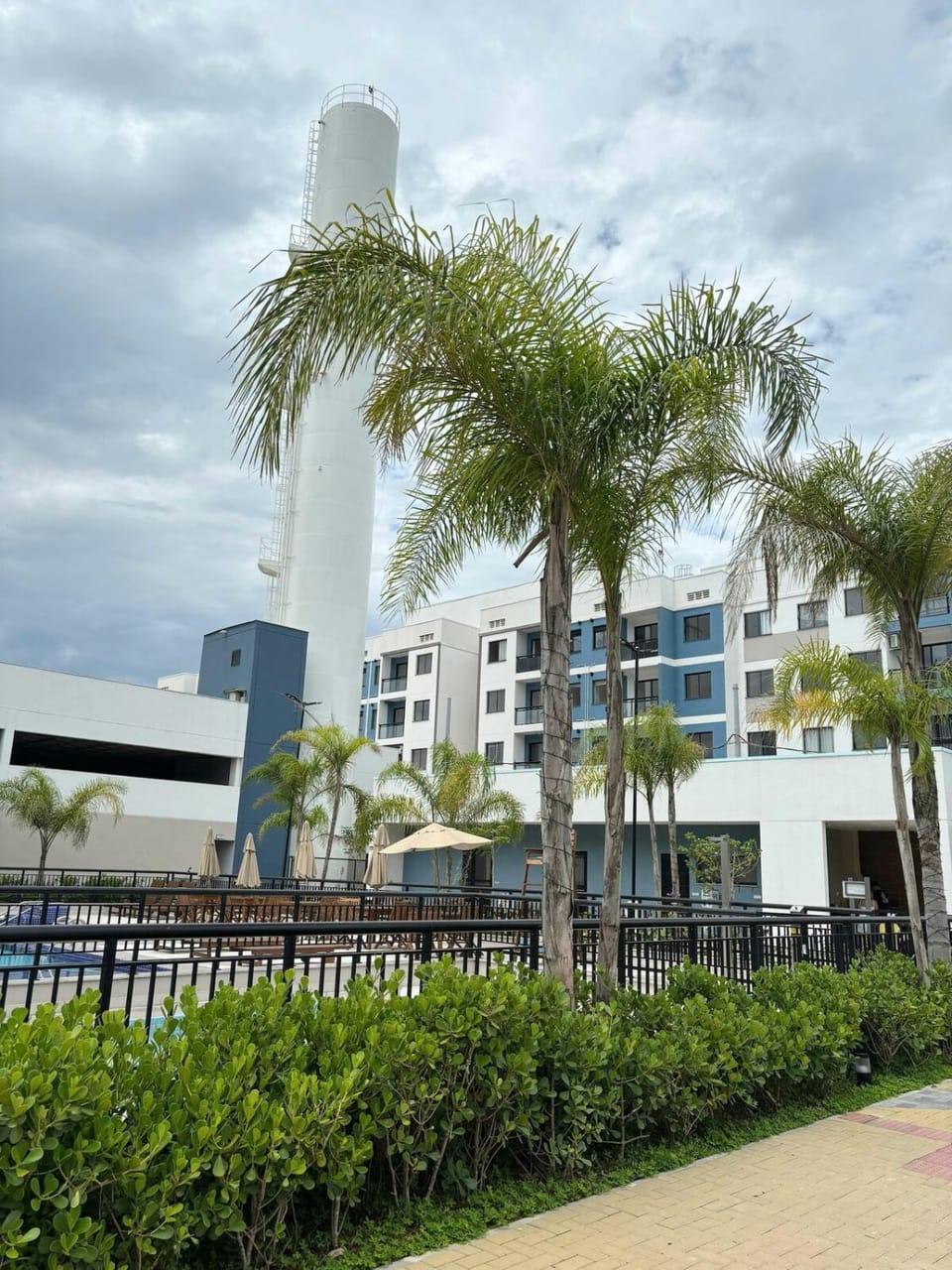 Property building, Garden view