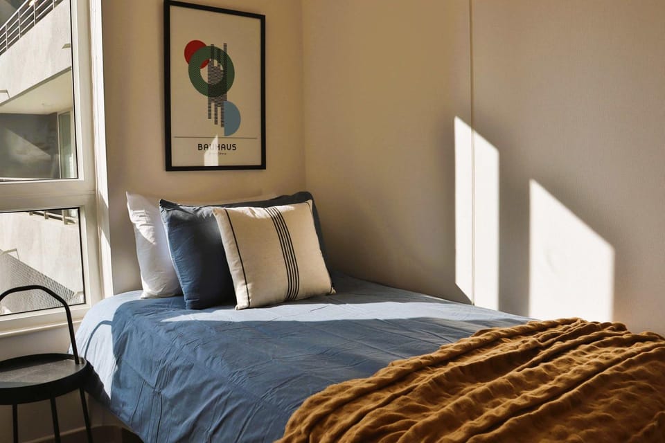 HOM I Nuevo y Luminoso Depto 2D1B en Nunoa 3PAX Apartment in Santiago
