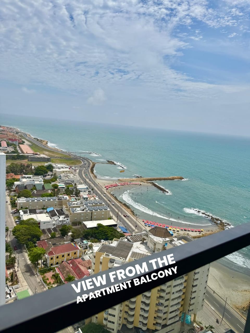 Murano Centro 1 26FL, Oceanfront 360 Views Free Airport Pickup Apartment in Cartagena