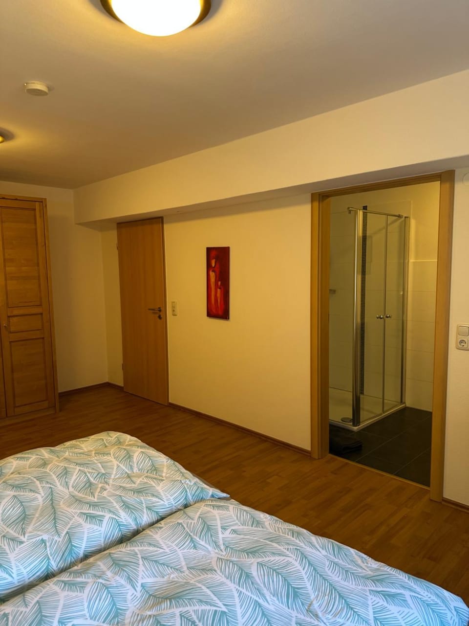 Bed, Photo of the whole room, Bedroom, wardrobe