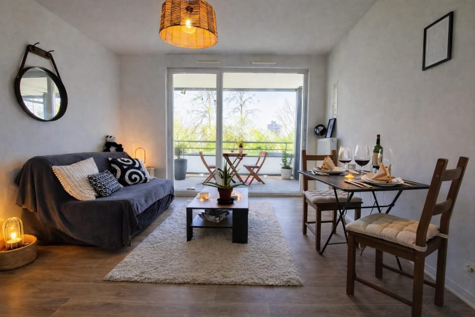 Le Salluste cosy T2 with balcony in Strasbourg Apartment in Eckbolsheim