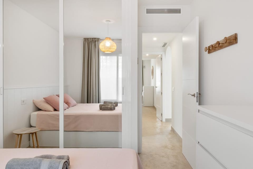 Property building, Living room, Bedroom