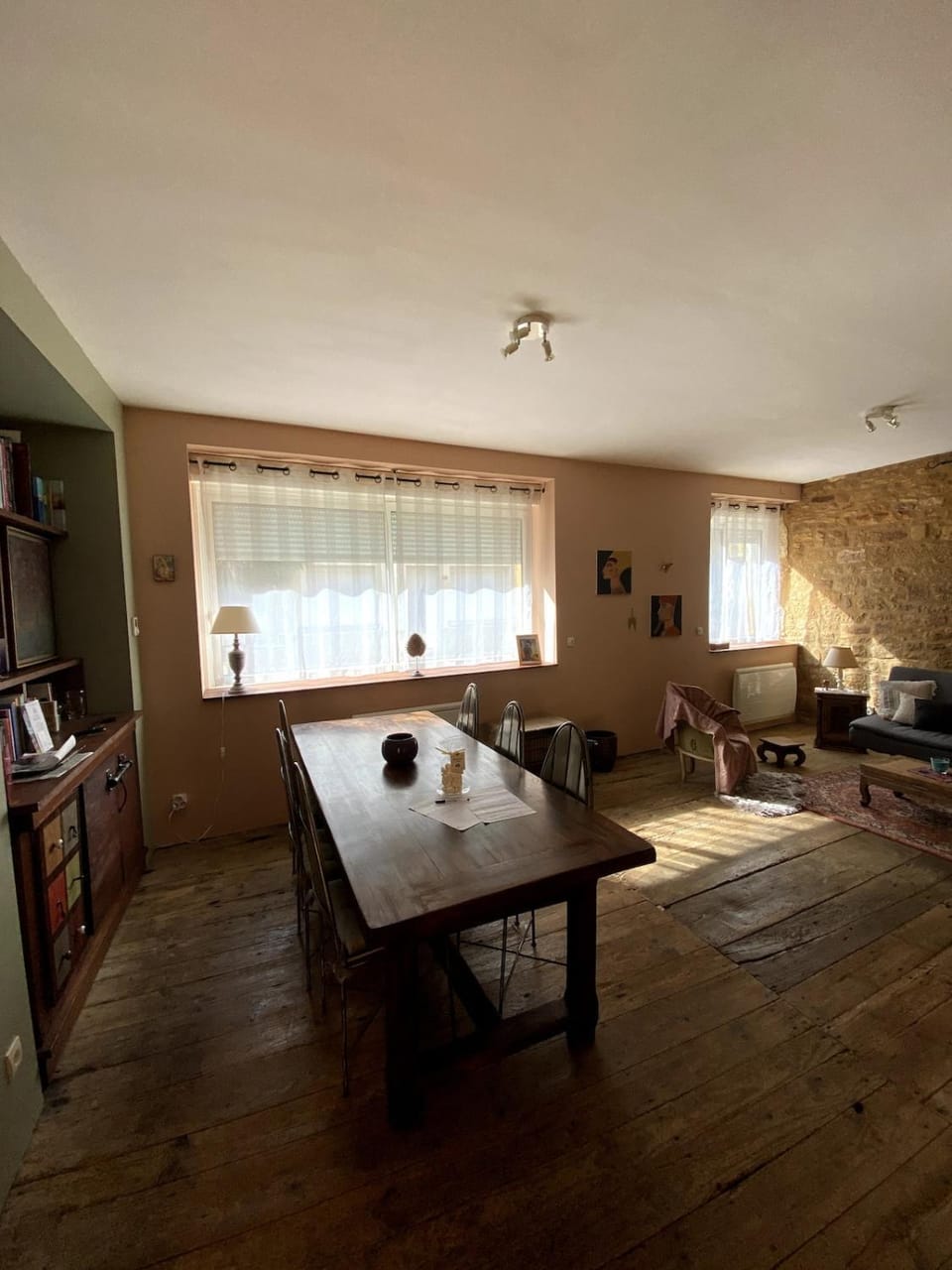 Living room, Seating area, Dining area