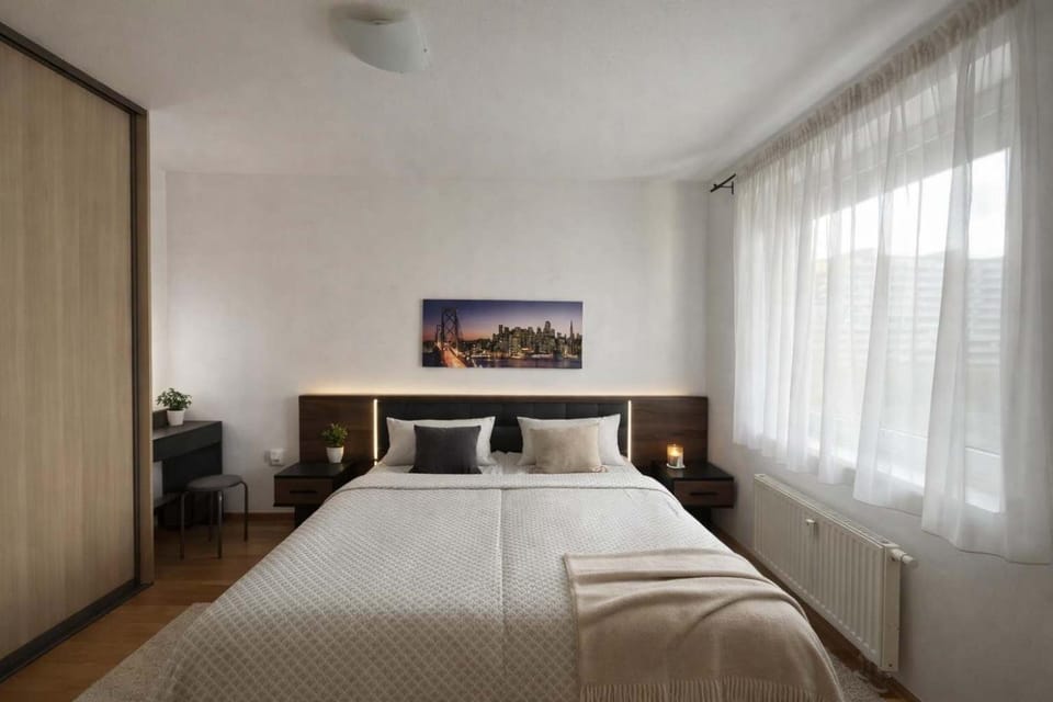 Bed, Photo of the whole room, Bedroom, wardrobe