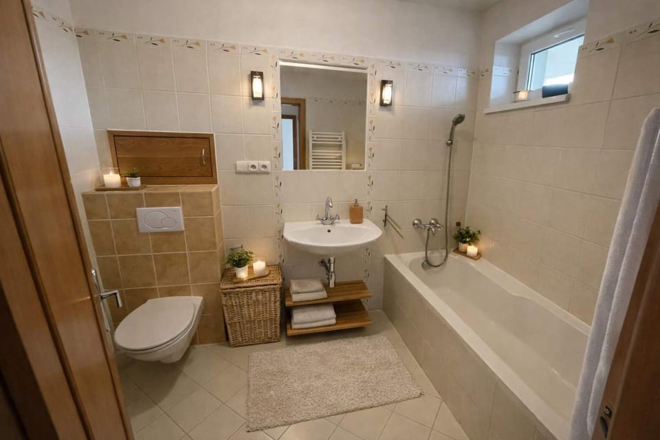 Toilet, Bathroom, Bath, towels