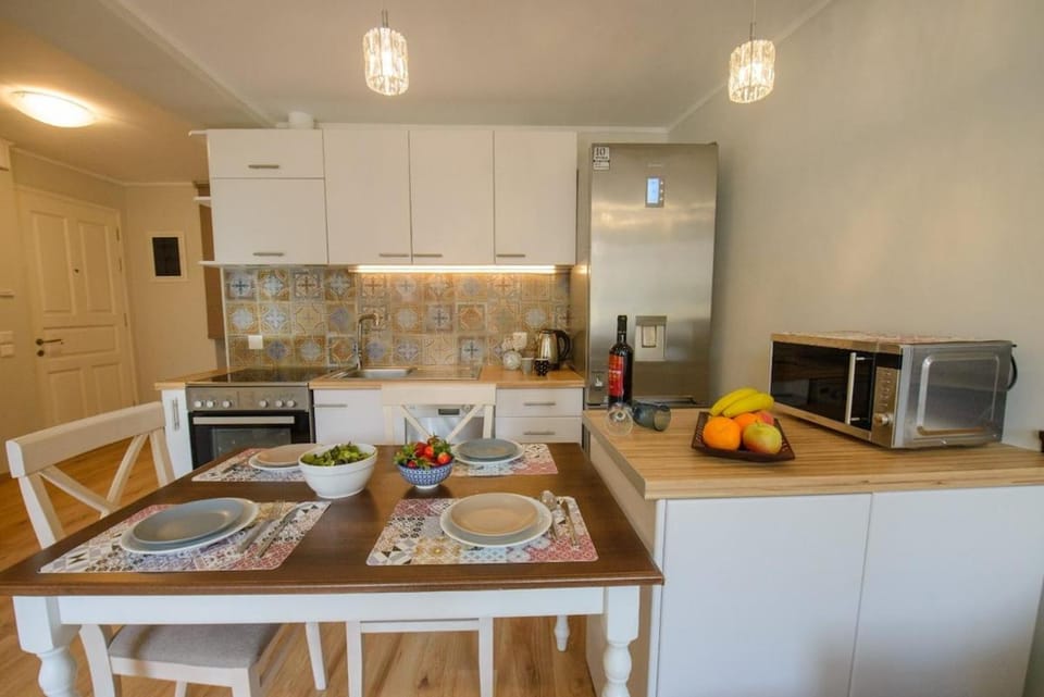 Kitchen or kitchenette, Dining area, oven