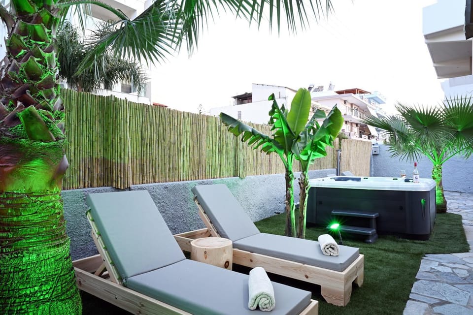 Day, Garden, Seating area, sunbed