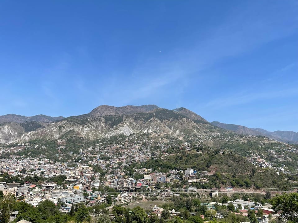 Day, Natural landscape, City view, Mountain view