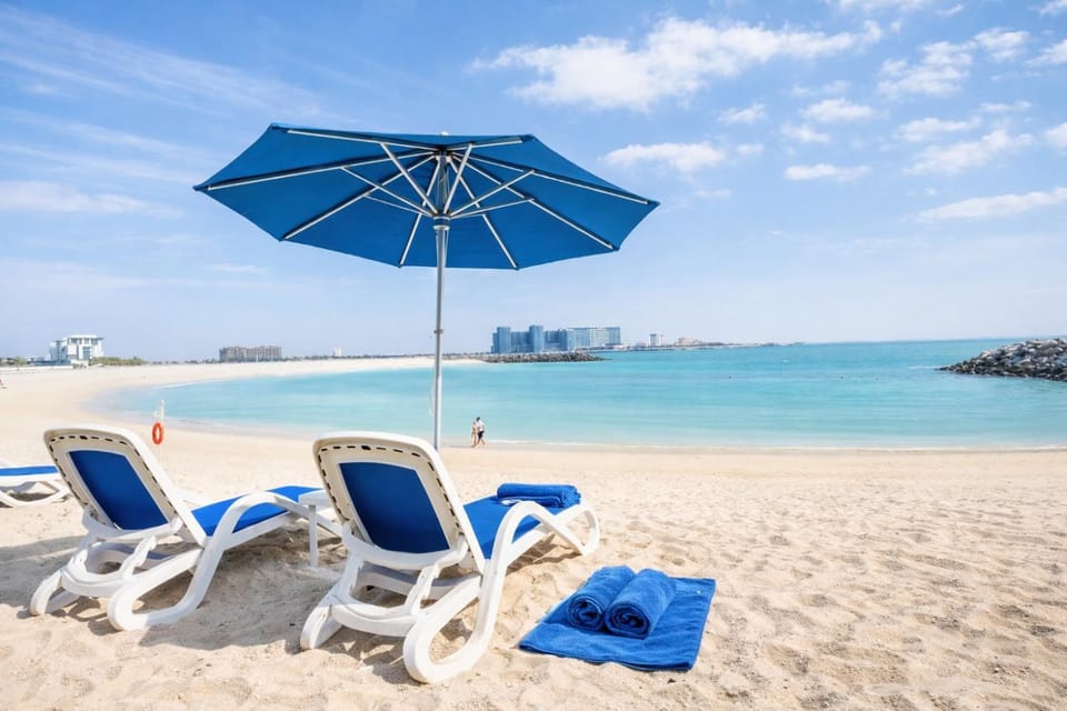 Beach, sunbed