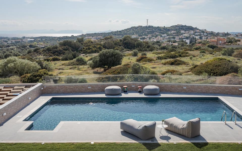 Day, Mountain view, Pool view, Sea view, Swimming pool, sunbed