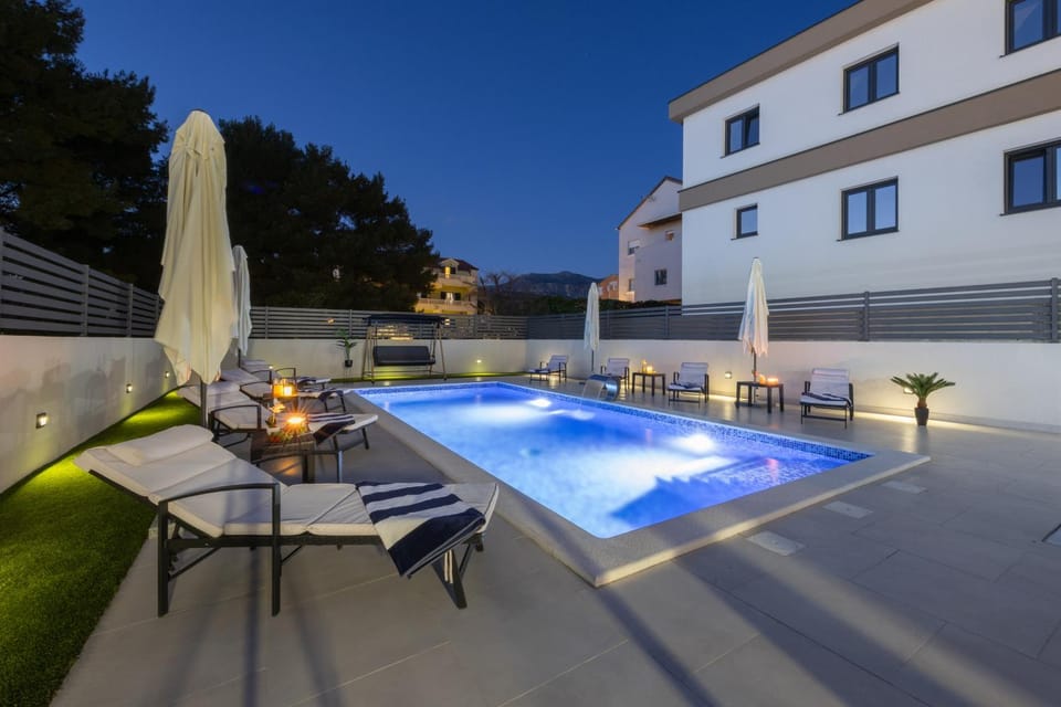 Property building, Night, Natural landscape