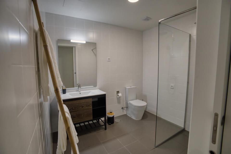 Shower, Toilet, Bathroom, towels