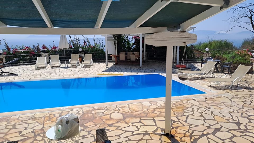 Patio, Day, Garden, Pool view, Swimming pool, sunbed