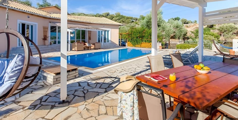 Patio, Garden, Pool view, Swimming pool, sunbed