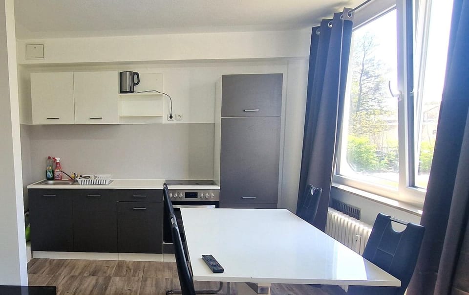 Kitchen or kitchenette, Dining area, oven, stove