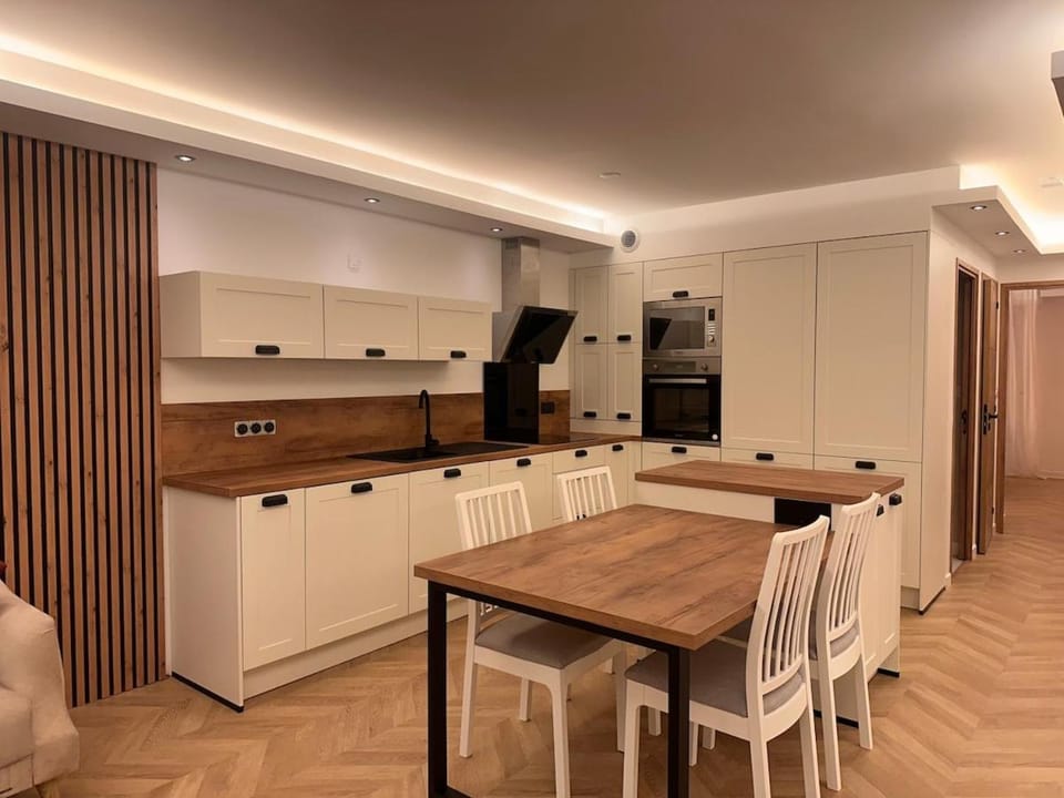 Kitchen or kitchenette, Dining area, oven, stove