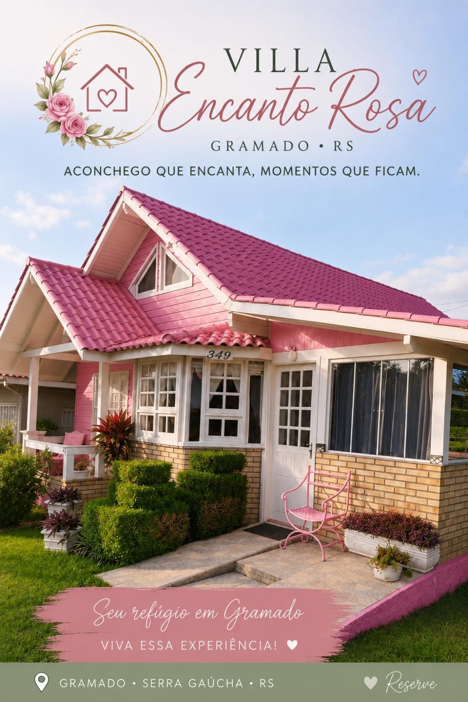 villaencantorosa House in Canela