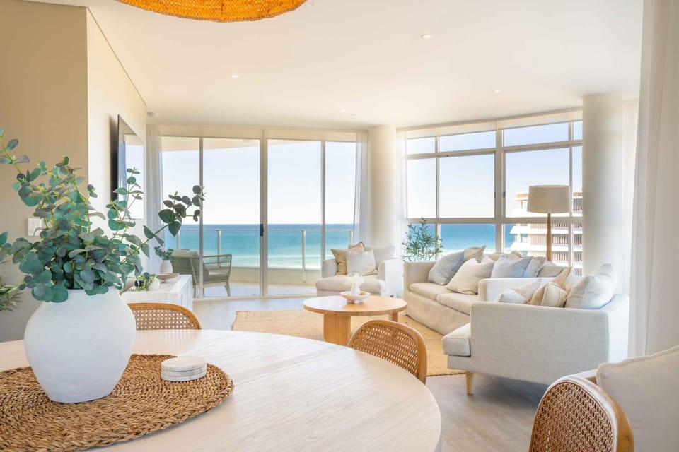 Natural landscape, Living room, Seating area, Sea view