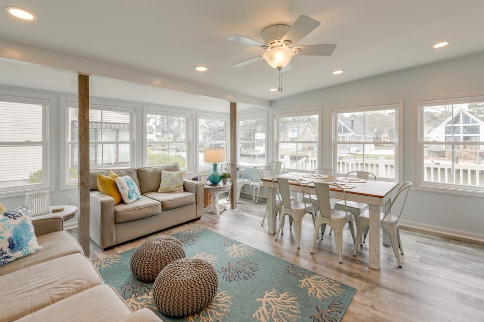 Waterfront Cottage w/ Private Dock in Ocean Pines! House in Ocean Pines