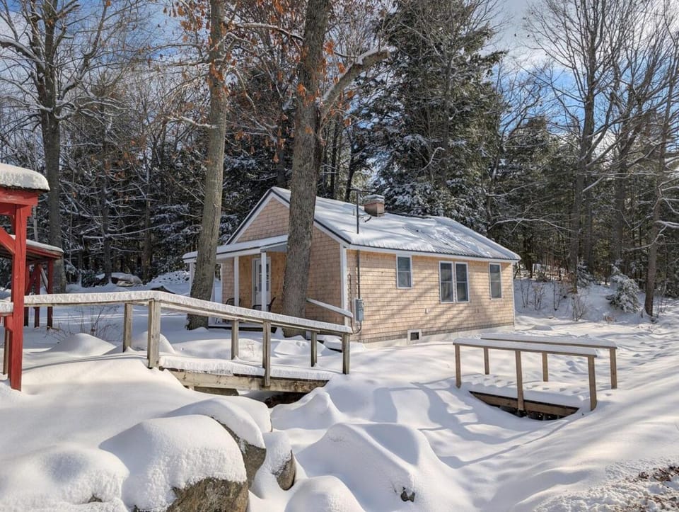 Property building, Day, Natural landscape, Winter