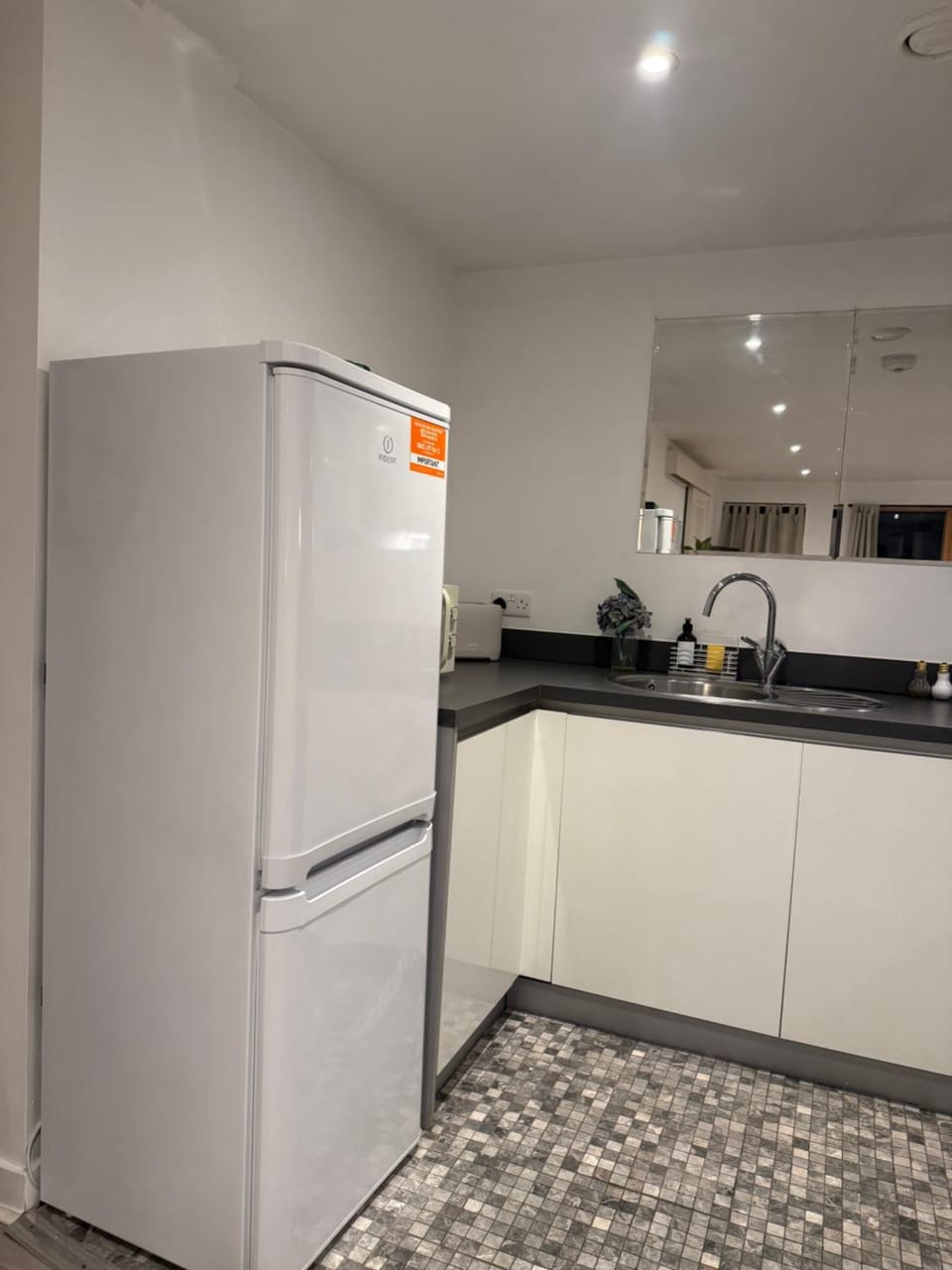 Kitchen or kitchenette, oven, stove