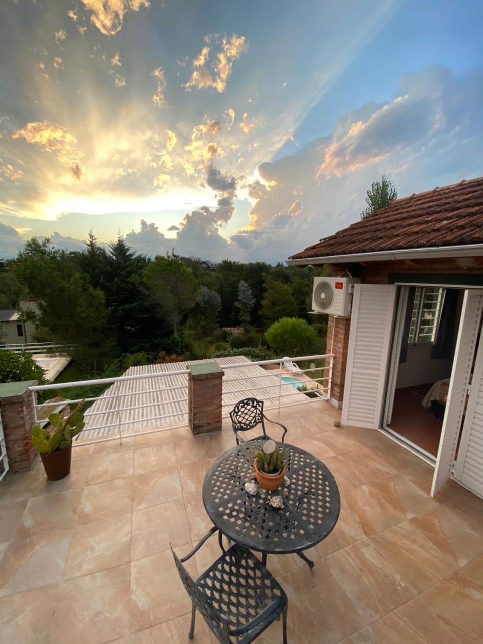 Property building, Patio, Natural landscape, View (from property/room), Balcony/Terrace, Mountain view