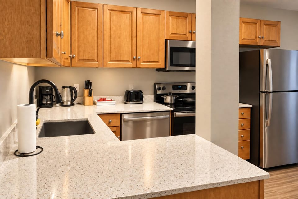 Kitchen or kitchenette, Dining area, dishwasher, microwave, oven