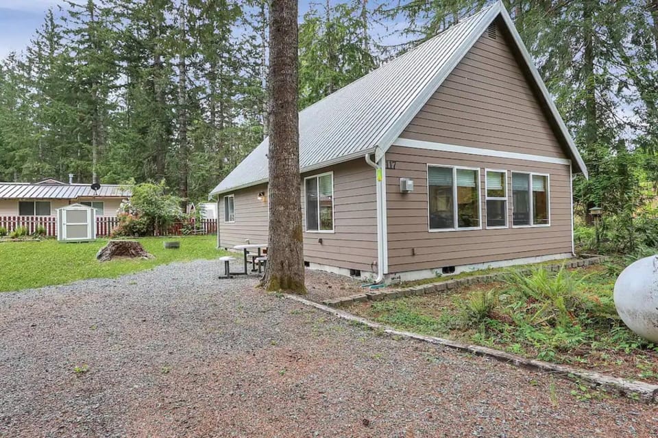 Luxury Rainier Cabin-Sauna-Hot Tub-EV-WiFi Cabin in Washington