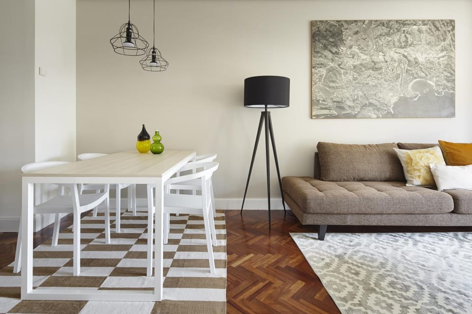 Living room, Dining area