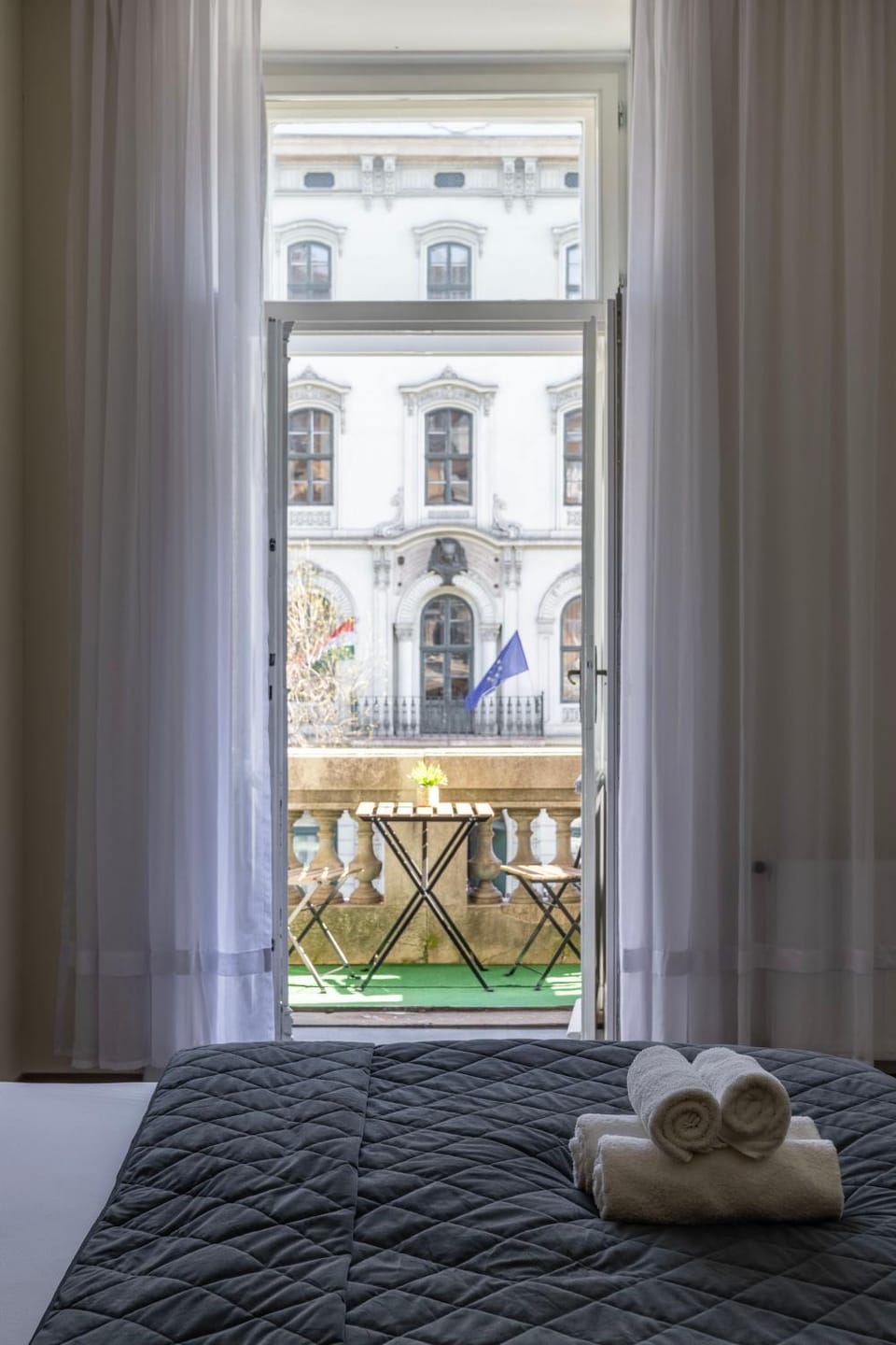 Patio, Bed, View (from property/room), Balcony/Terrace, Bedroom, towels