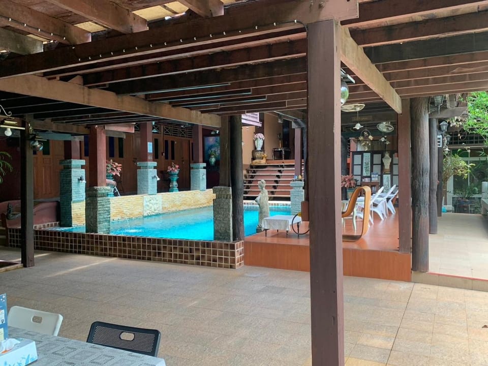 Property building, Pool view, Swimming pool