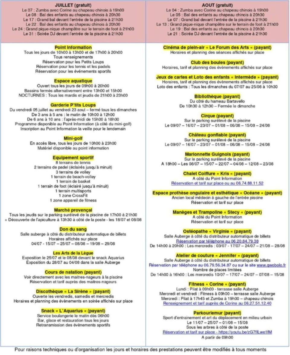 Erbarie43 Campground/ 
RV Resort in Fréjus