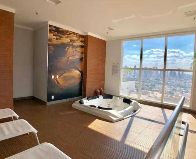 Flat Metropolitan Jd Goias prox Shopping Flamboyant - até 4 pessoas Apartment in Goiania
