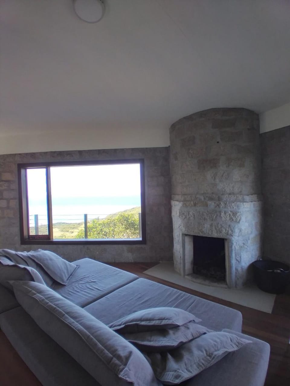 Living room, Sea view, fireplace, VIP