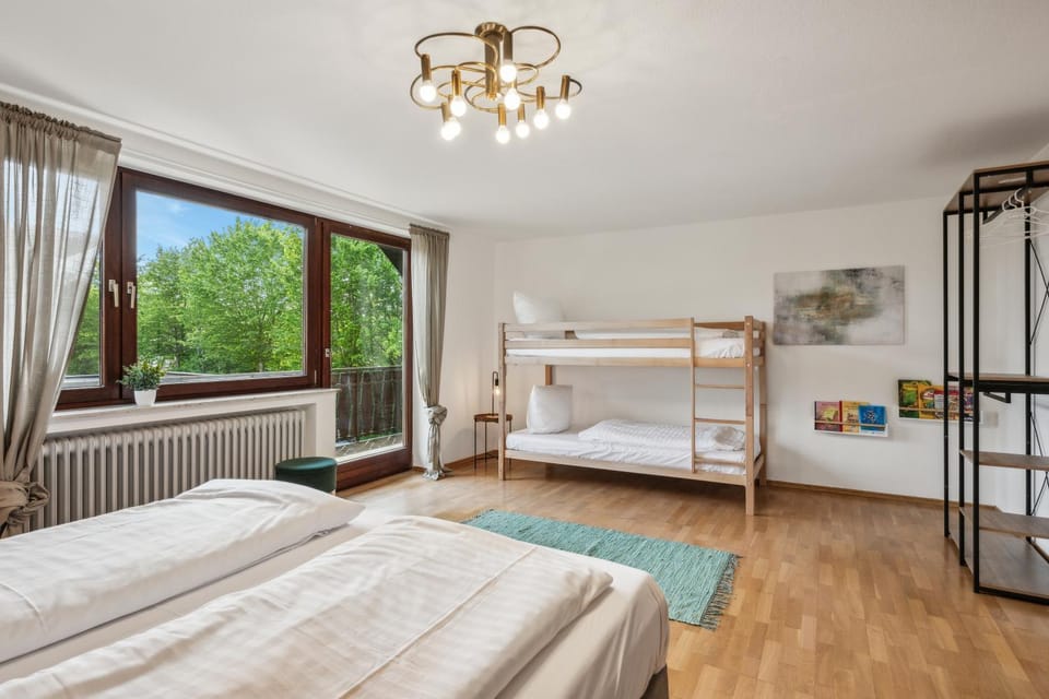 Bed, Photo of the whole room, Bedroom, bunk bed