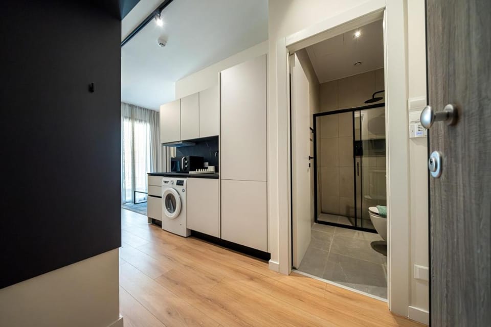 Bathroom, Kitchen or kitchenette, washing machine