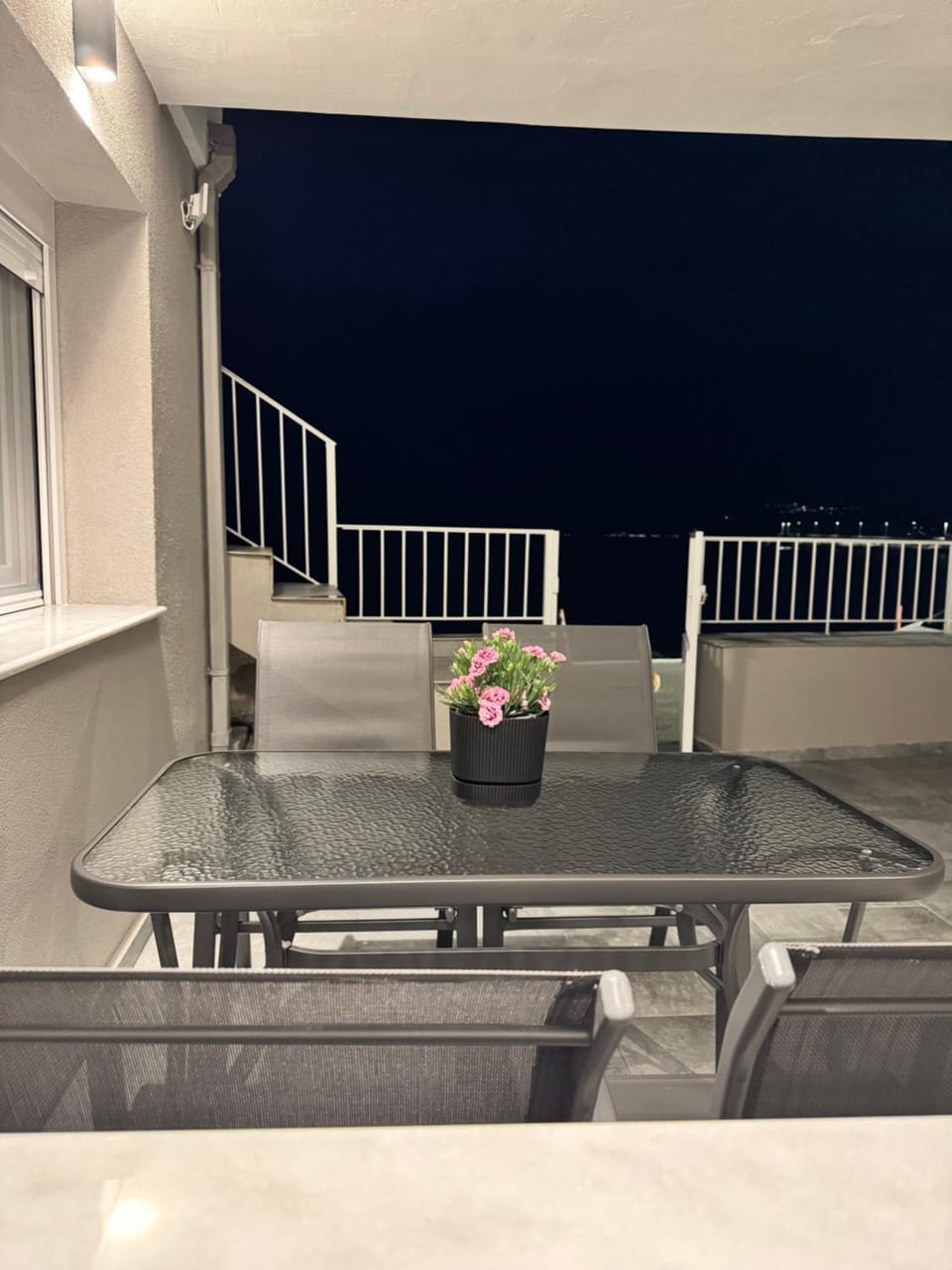 Property building, Patio, Night, View (from property/room)