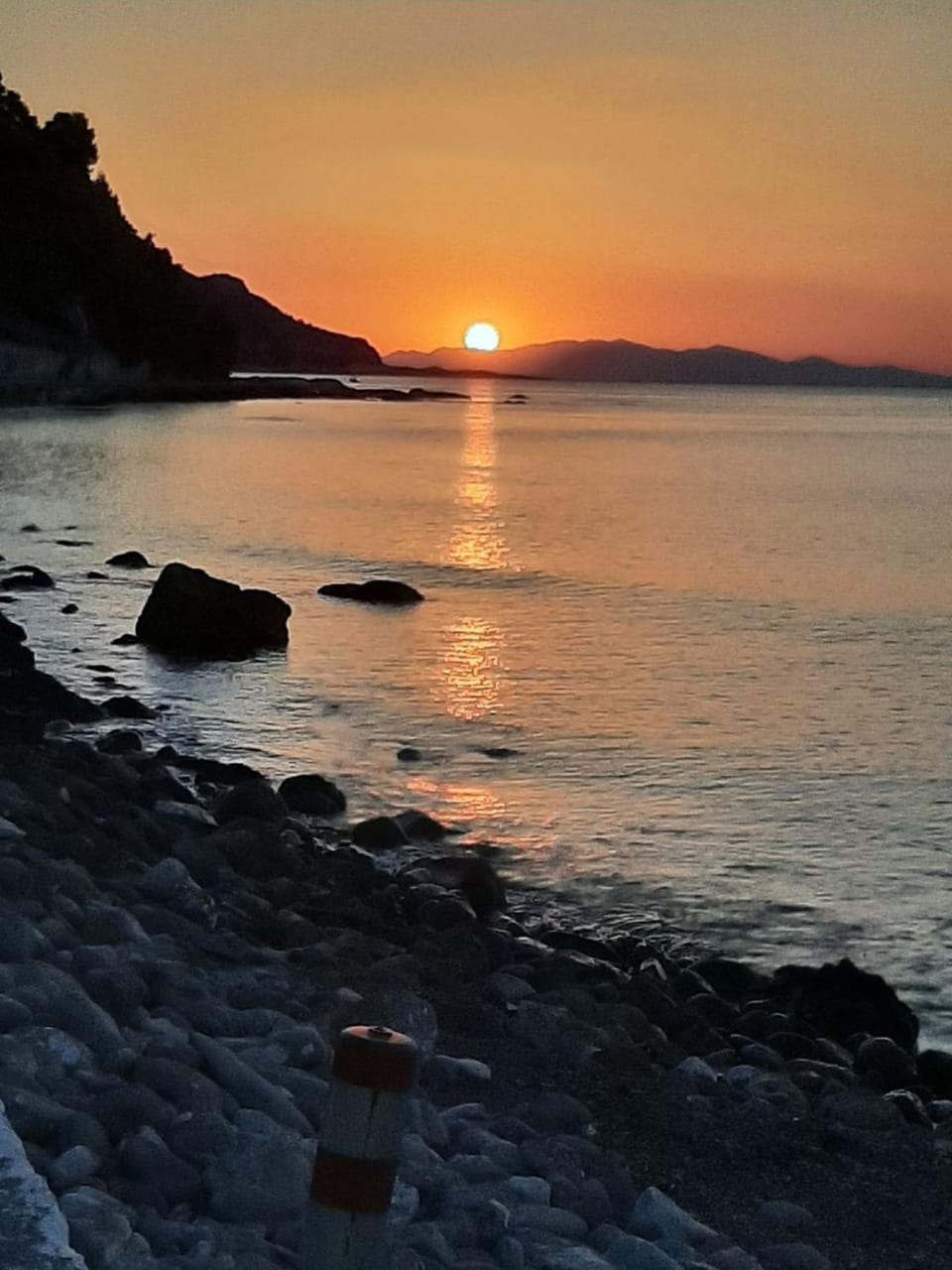 Natural landscape, Sea view, Sunset