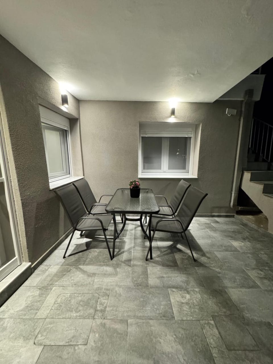 Property building, Patio