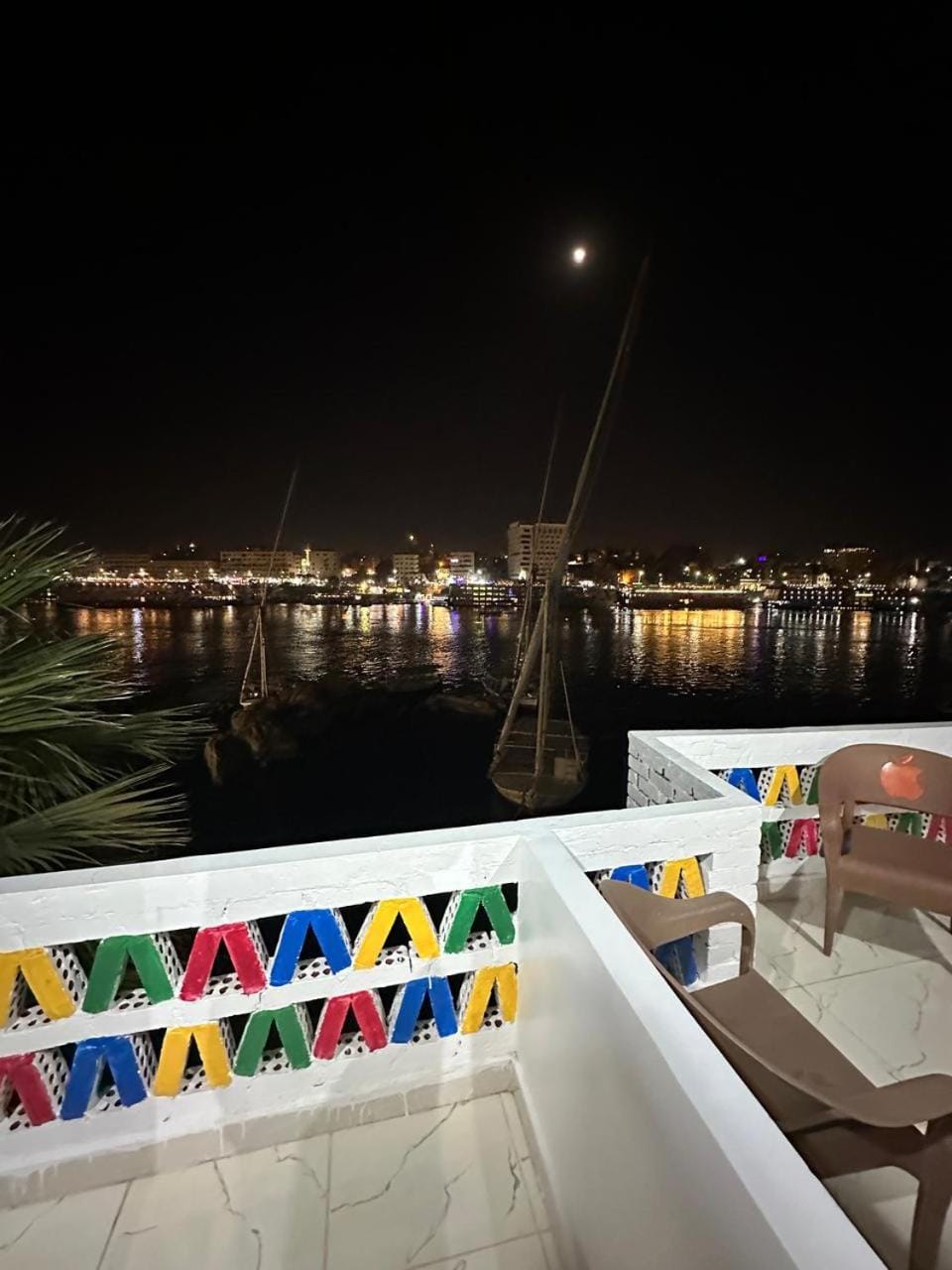 Night, View (from property/room), Balcony/Terrace