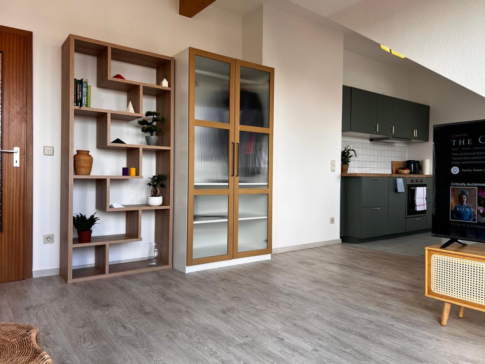 Kitchen or kitchenette, Living room