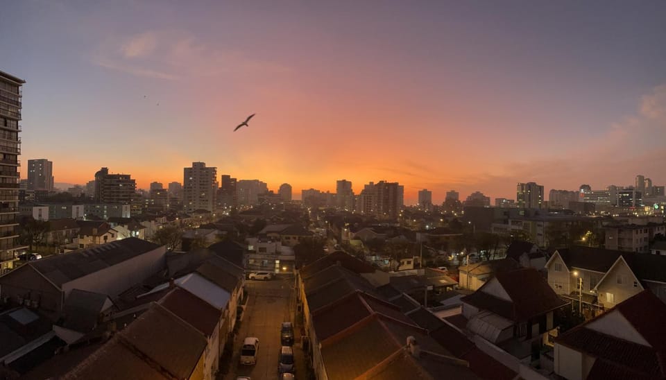 City view, Sunset