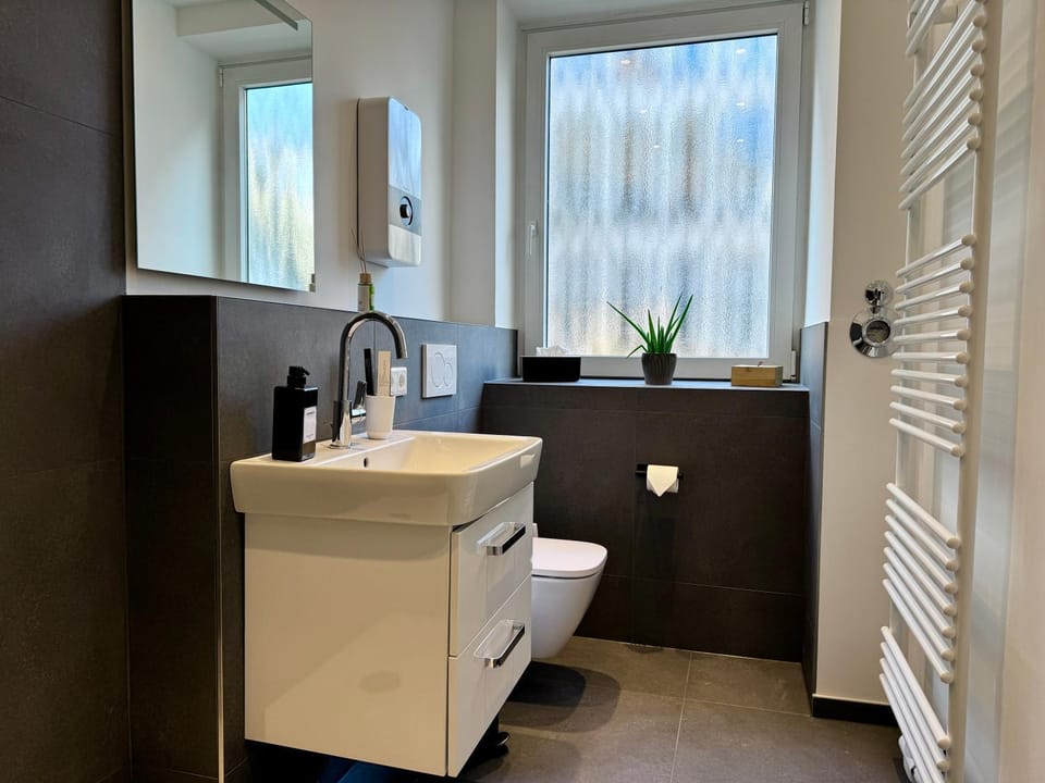 Bathroom, hair dryier