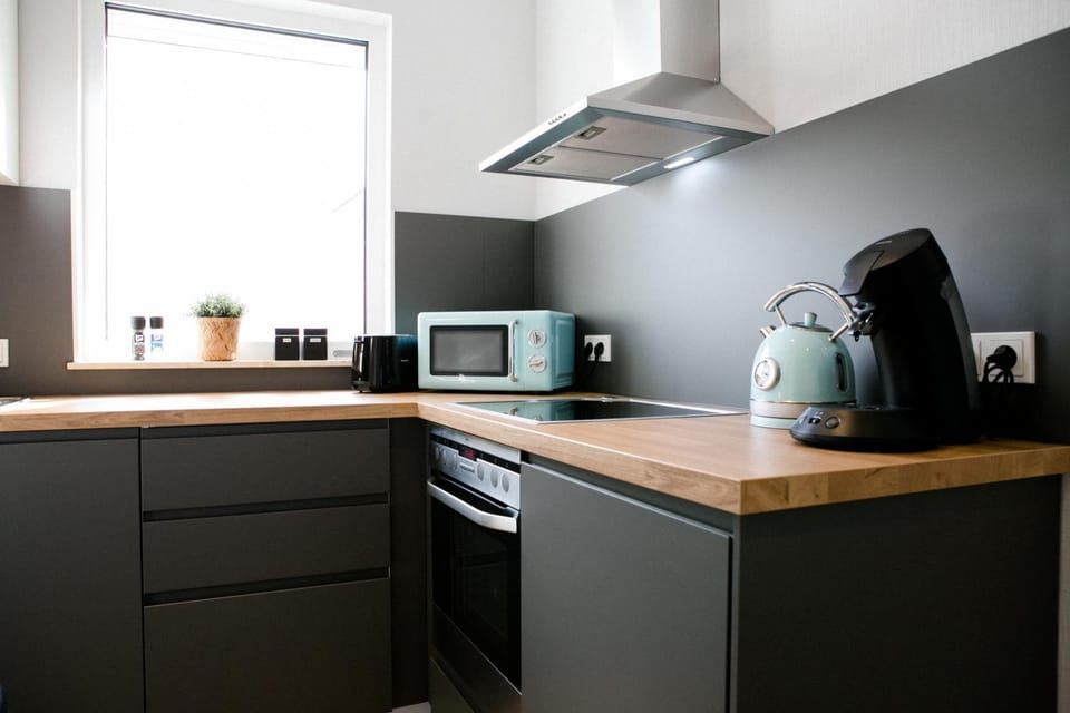 bonquartier - LUXAPT#3 Chice, moderne Wohnung mit Self Check-In, voll ausgestatteter Küche, Klimaanlage und Parkplatz Apartment in Sankt Augustin