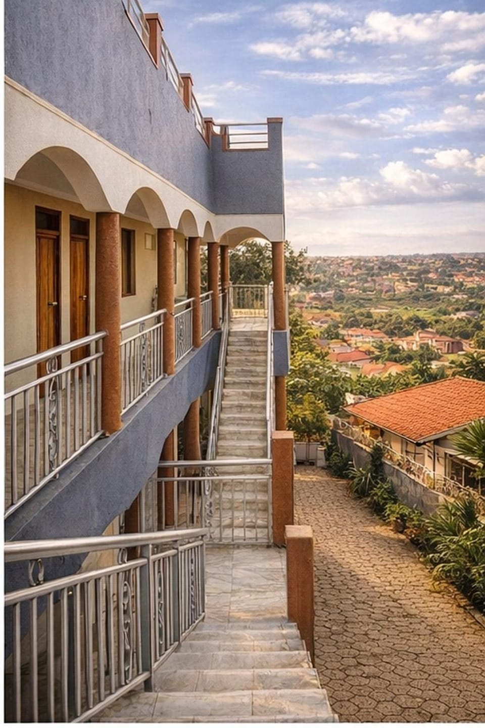 Property building, Natural landscape, View (from property/room), Balcony/Terrace