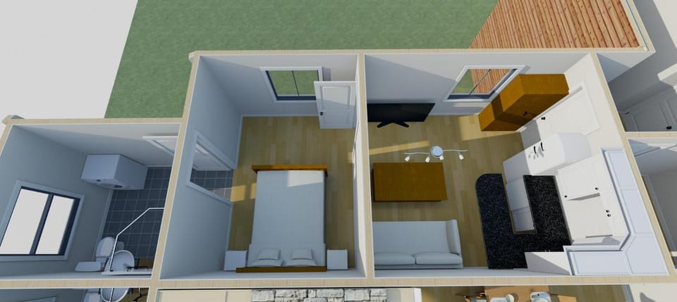 Sunny 2-room apartment with king size bed Apartment in Estonia