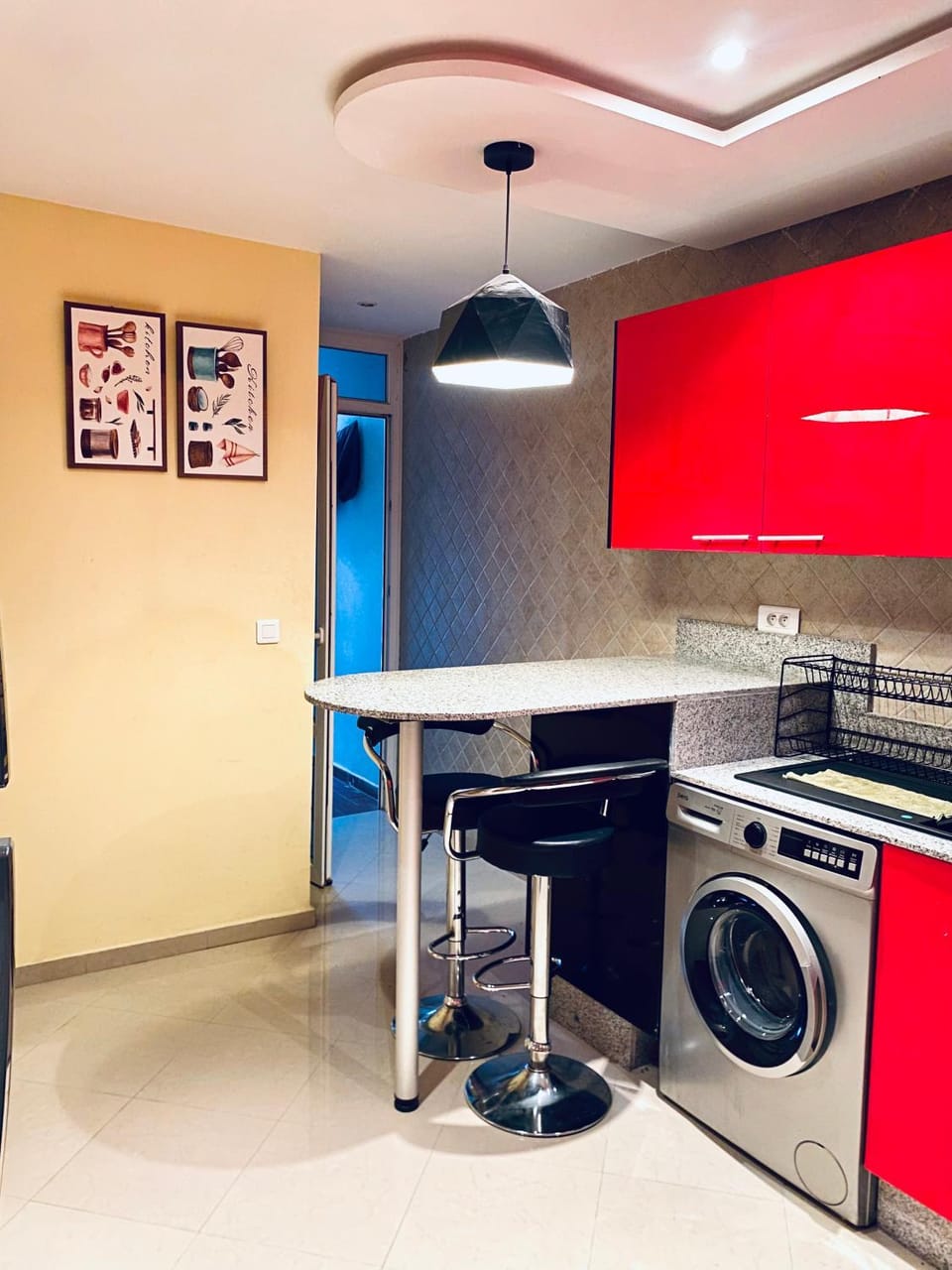 Kitchen or kitchenette, dishwasher, minibar, oven, pet friendly, stove, washing machine, dryer